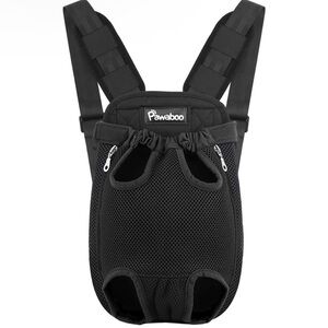 PAWABOO-Carrier Backpack, Adjustable Pet Front Cat Dog Carrier Backpack - large